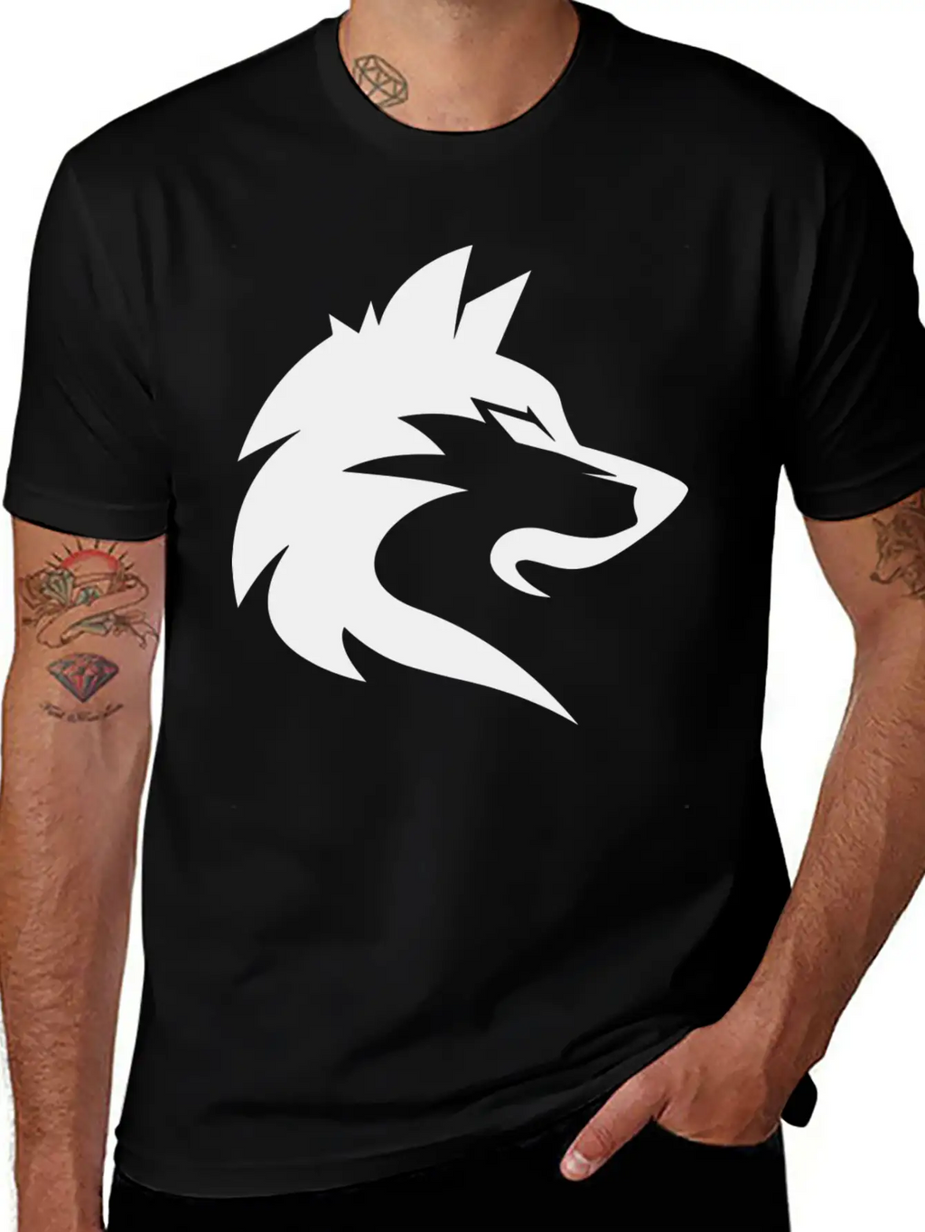 Wolf Relaxed Everyday Tee – Lightweight And Durable Cotton
