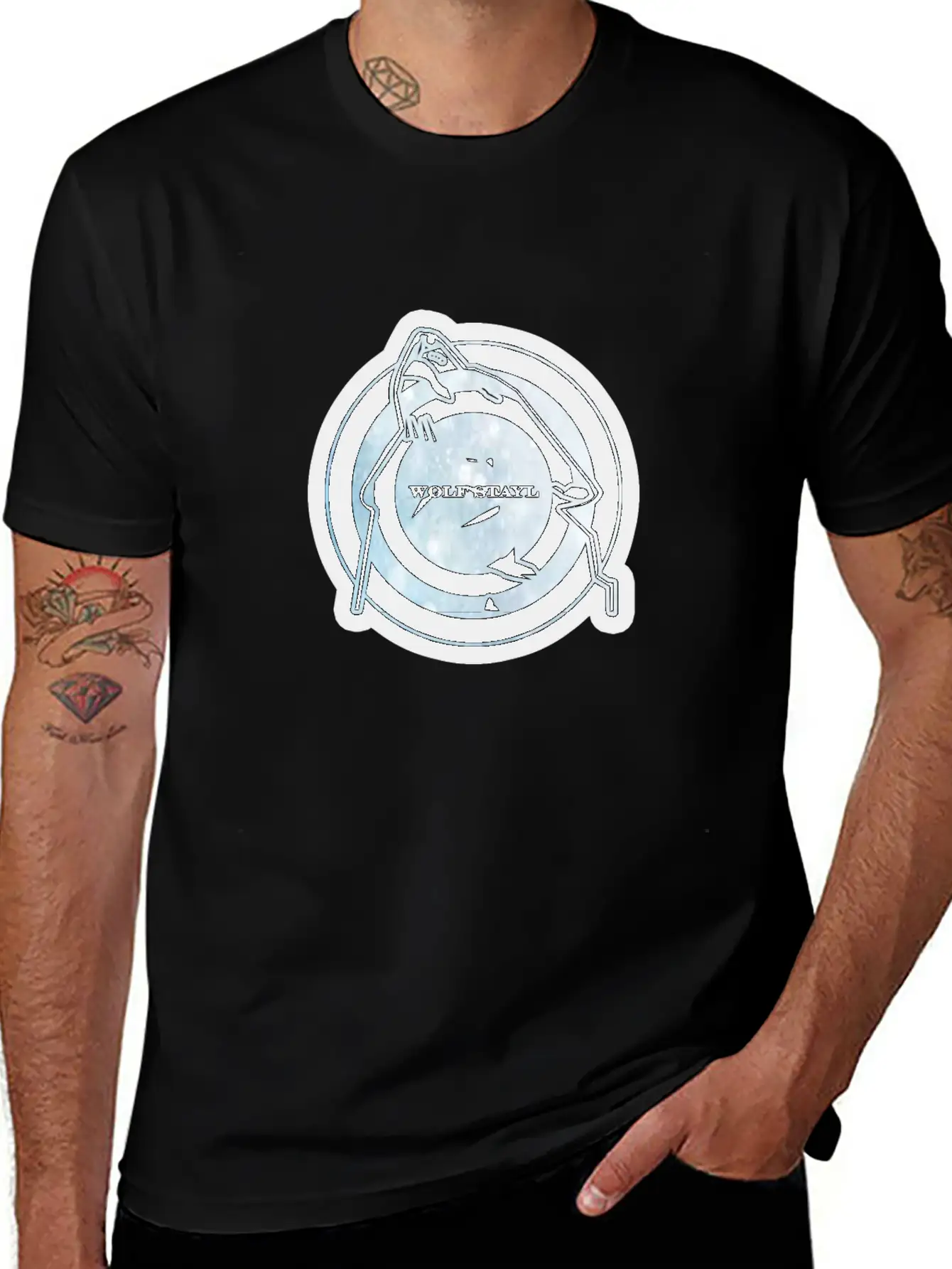 Wolf Stayl Essential Cotton Tee For Daily Outfits – Unisex Style