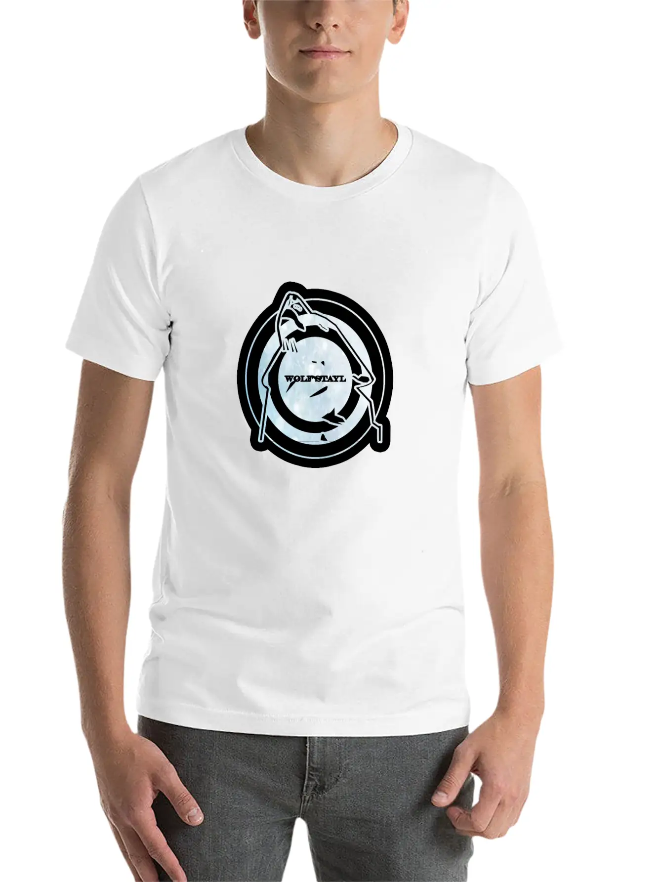 Wolf Stayl Essential Cotton Tee For Daily Outfits – Unisex Style