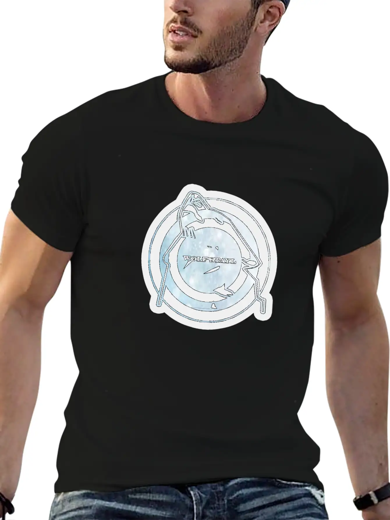 Wolf Stayl Essential Cotton Tee For Daily Outfits – Unisex Style