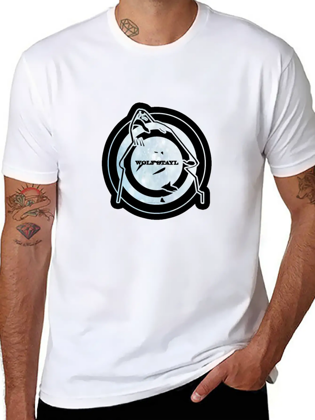 Wolf Stayl Essential Cotton Tee For Daily Outfits – Unisex Style