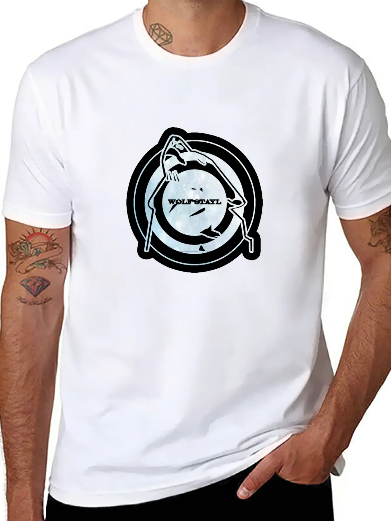 Wolf Stayl Essential Cotton Tee For Daily Outfits – Unisex Style
