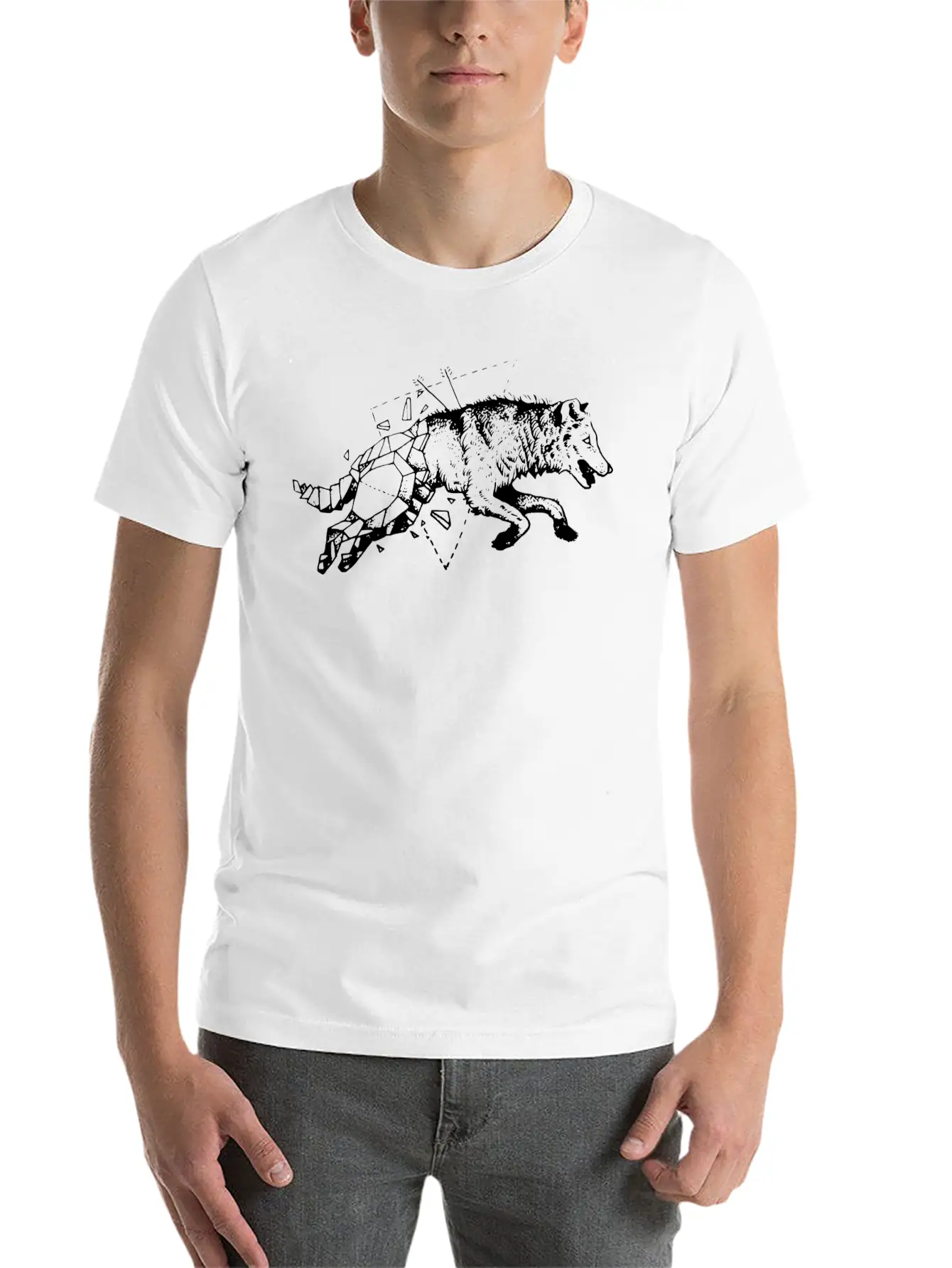 Wolf Stylish Everyday T-Shirt – Unisex Basic Cotton Tee