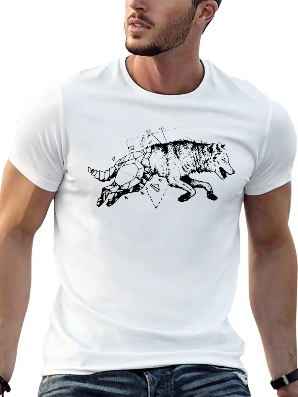 Wolf Stylish Everyday T-Shirt – Unisex Basic Cotton Tee
