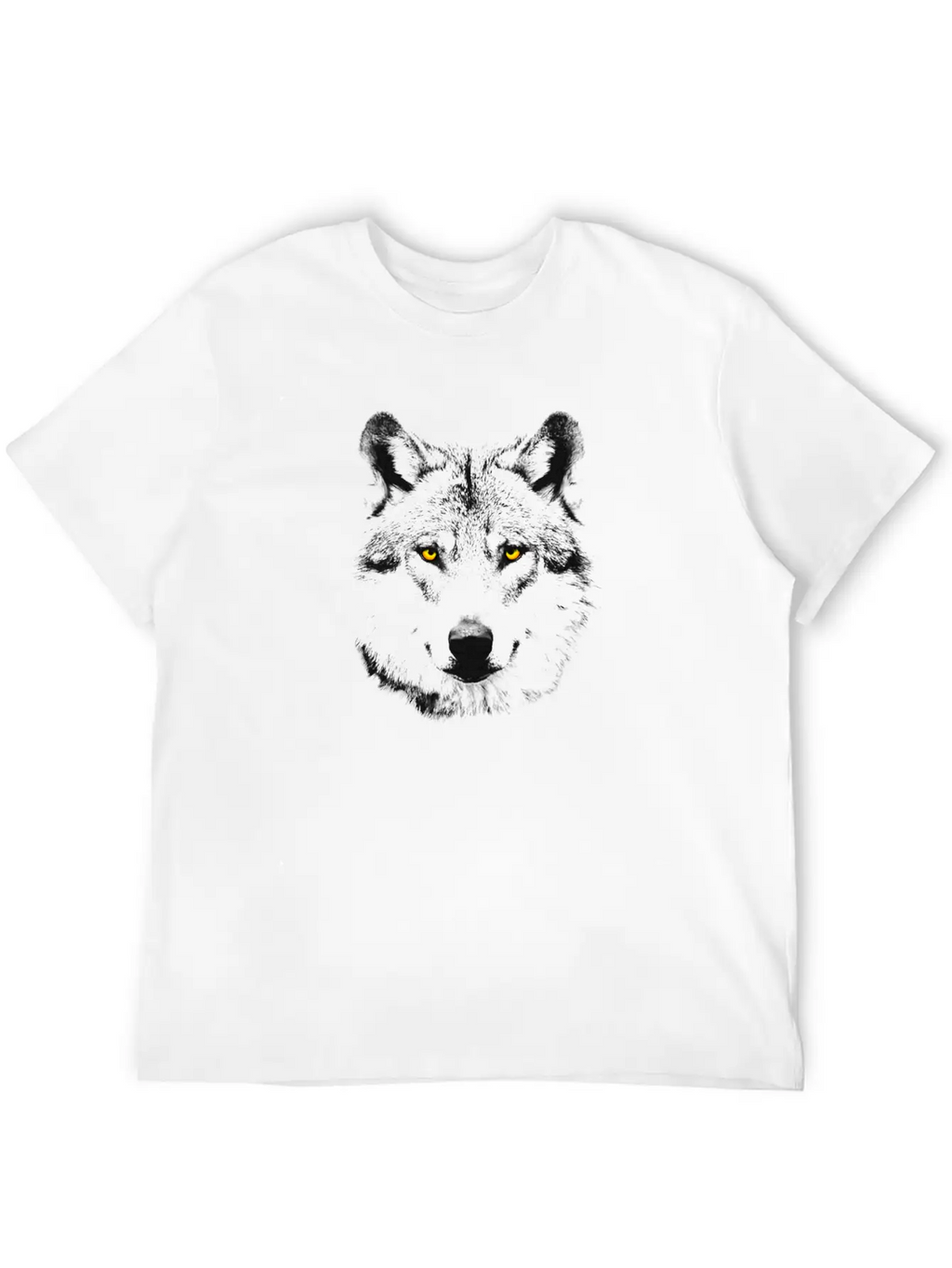 Wolf Unisex Casual T-Shirt – Clean Design For Daily Comfort