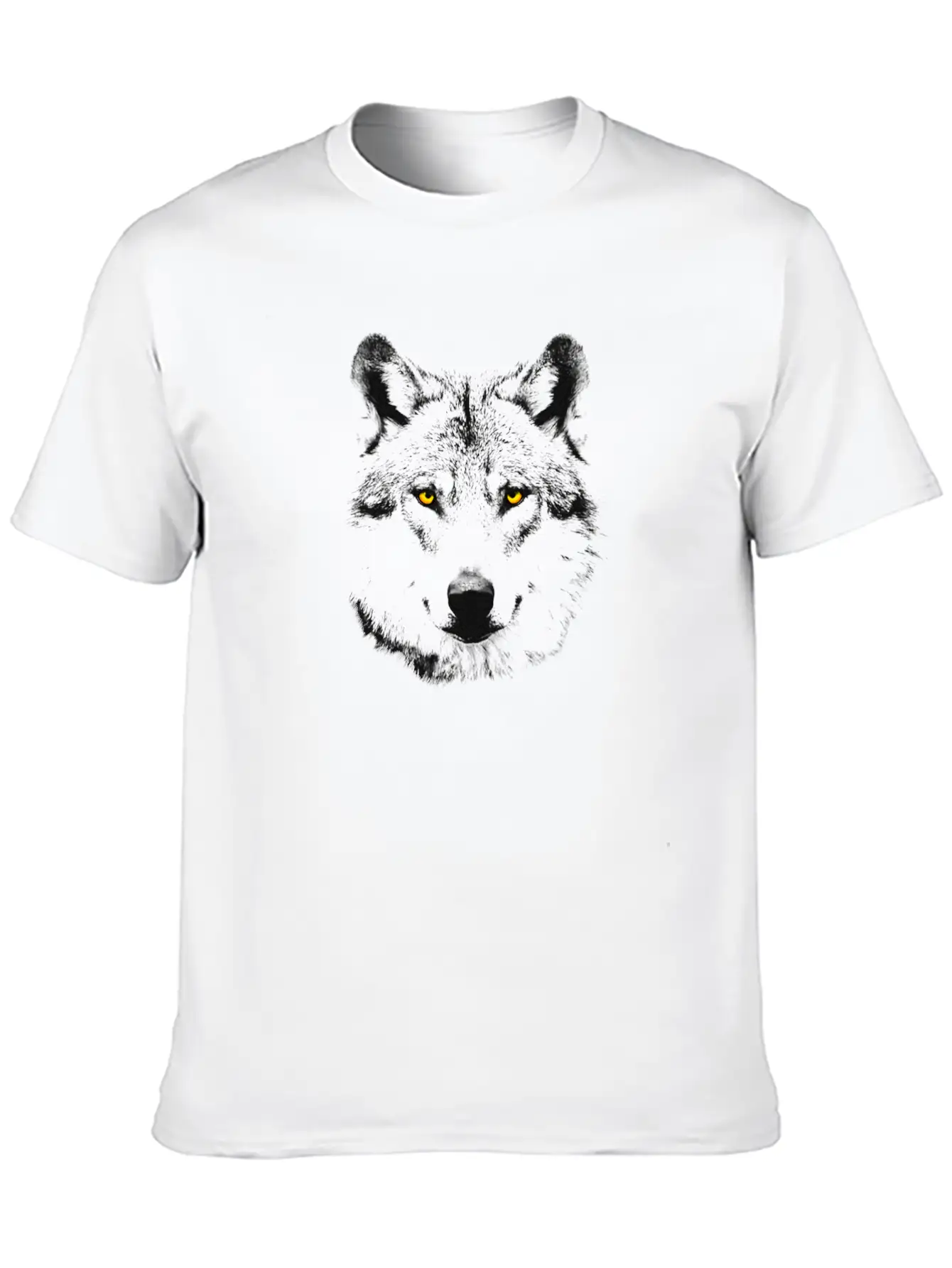 Wolf Unisex Casual T-Shirt – Clean Design For Daily Comfort