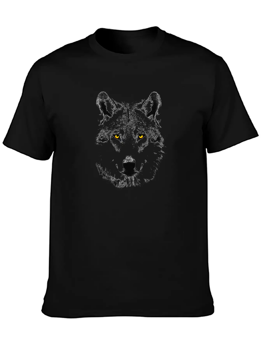 Wolf Unisex Casual T-Shirt – Clean Design For Daily Comfort