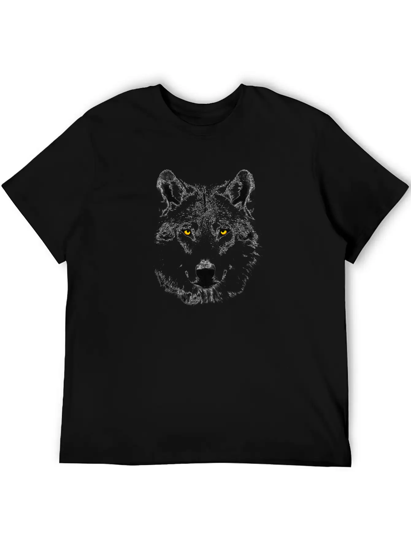 Wolf Unisex Casual T-Shirt – Clean Design For Daily Comfort