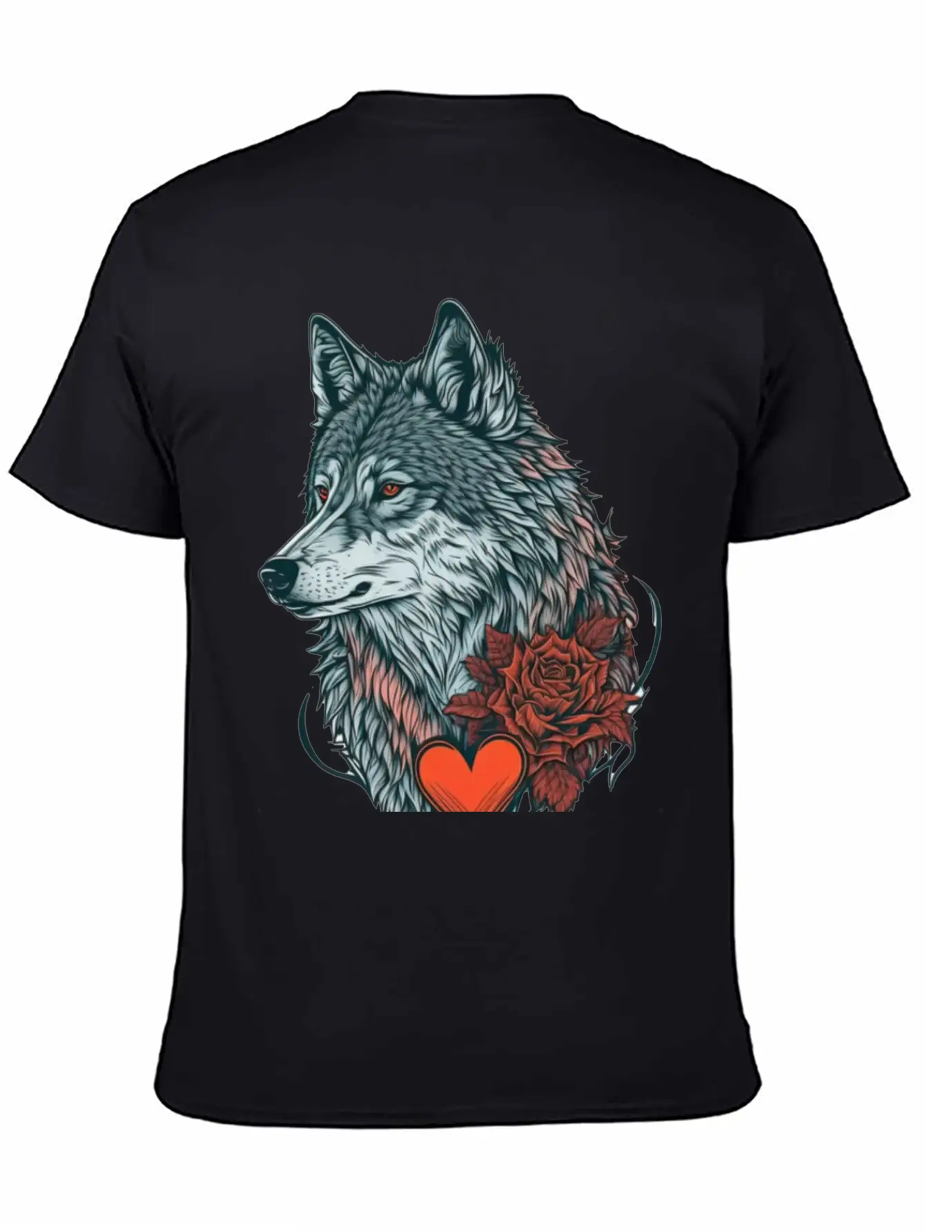 Wolf Valentine Essential Cotton Tee For Daily Outfits – Unisex Style