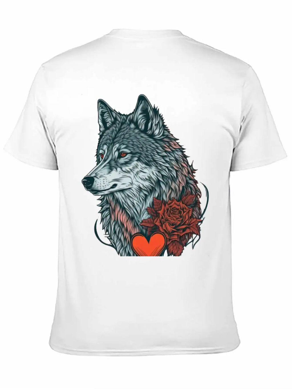 Wolf Valentine Essential Cotton Tee For Daily Outfits – Unisex Style