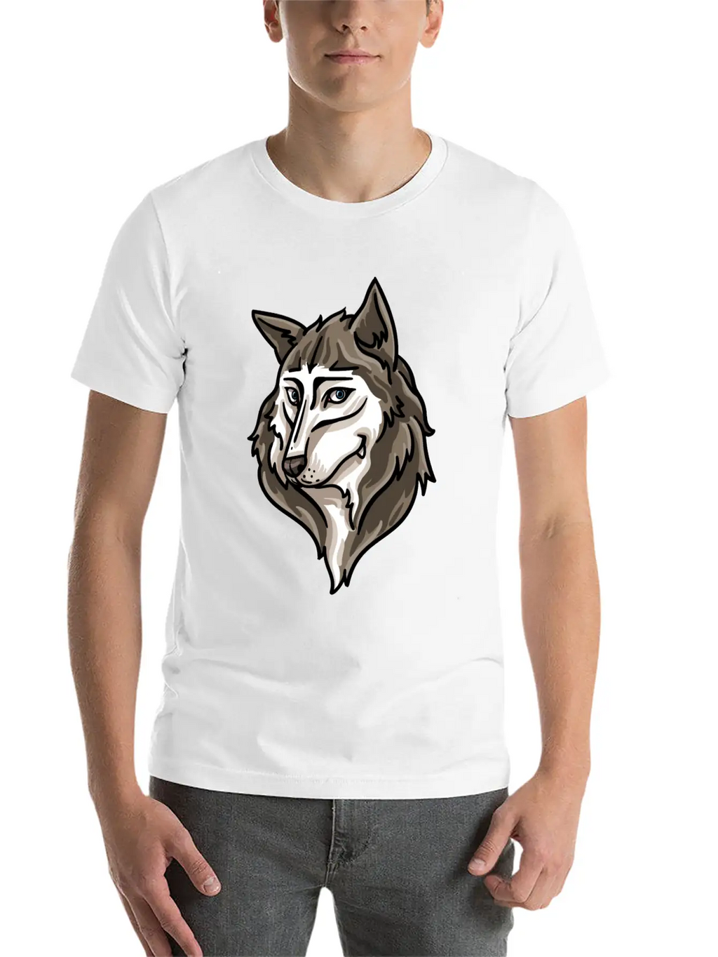Wolf Wolves Werewolf Moon Full Moon Funny Relaxed Everyday Tee – Lightweight And Durable Cotton