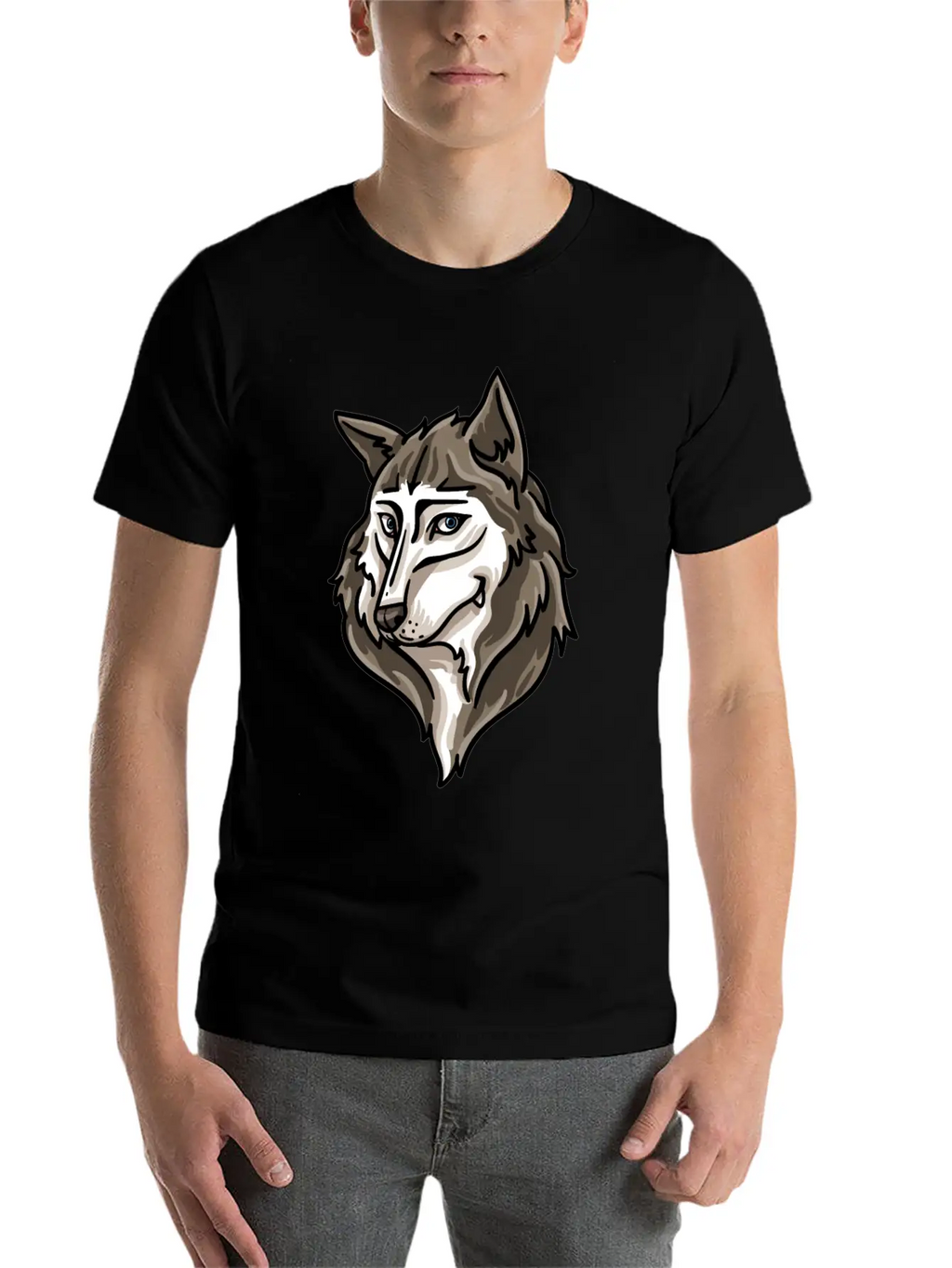 Wolf Wolves Werewolf Moon Full Moon Funny Relaxed Everyday Tee – Lightweight And Durable Cotton