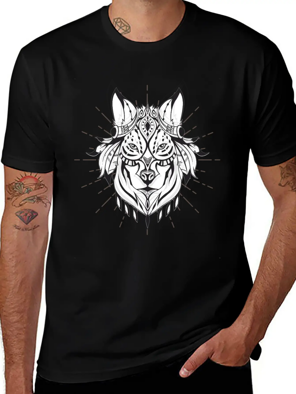 Wolf, Wolves, Wildlife, Outdoor, Nature Stylish Everyday T-Shirt – Unisex Basic Cotton Tee
