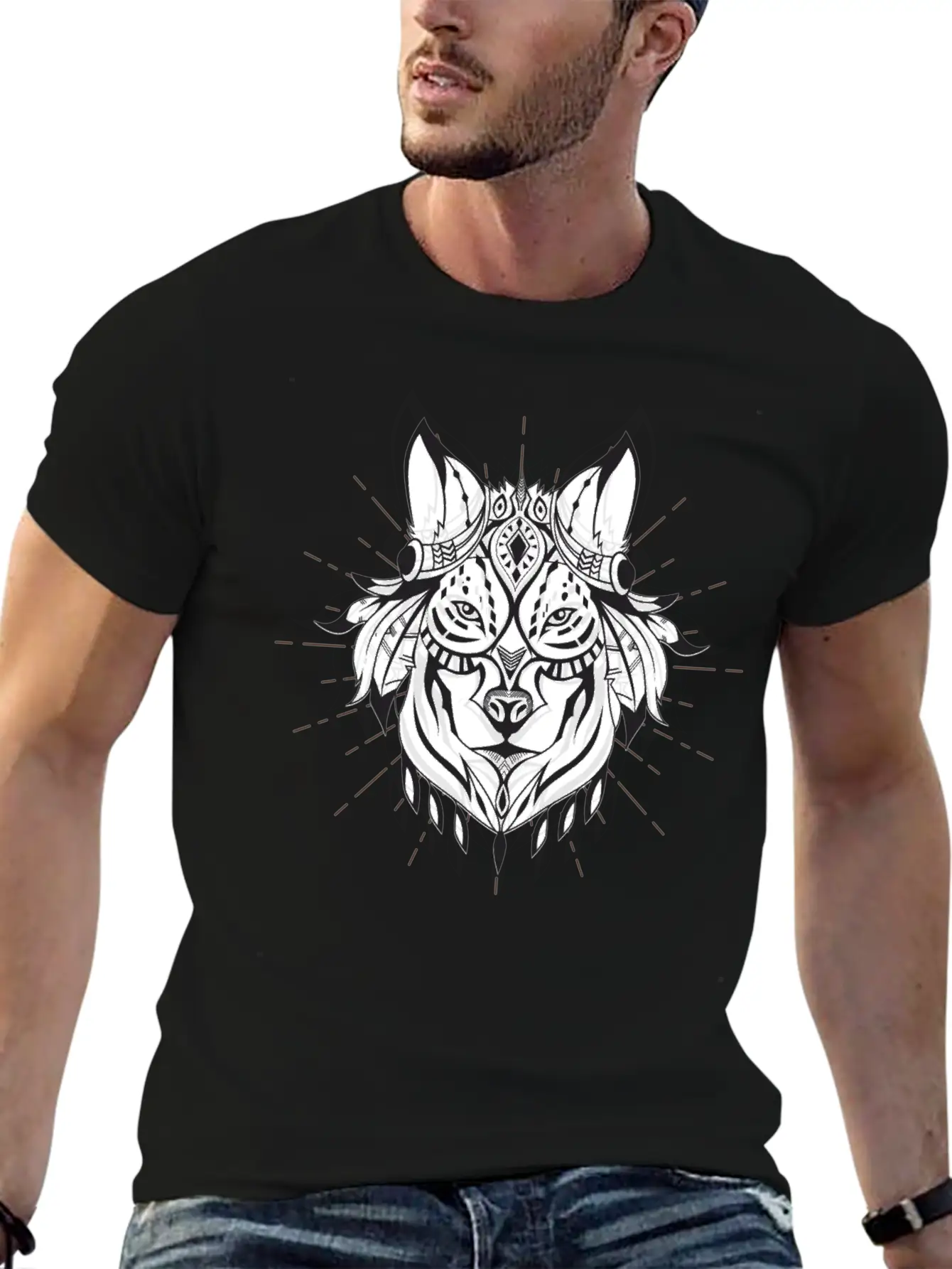 Wolf, Wolves, Wildlife, Outdoor, Nature Stylish Everyday T-Shirt – Unisex Basic Cotton Tee