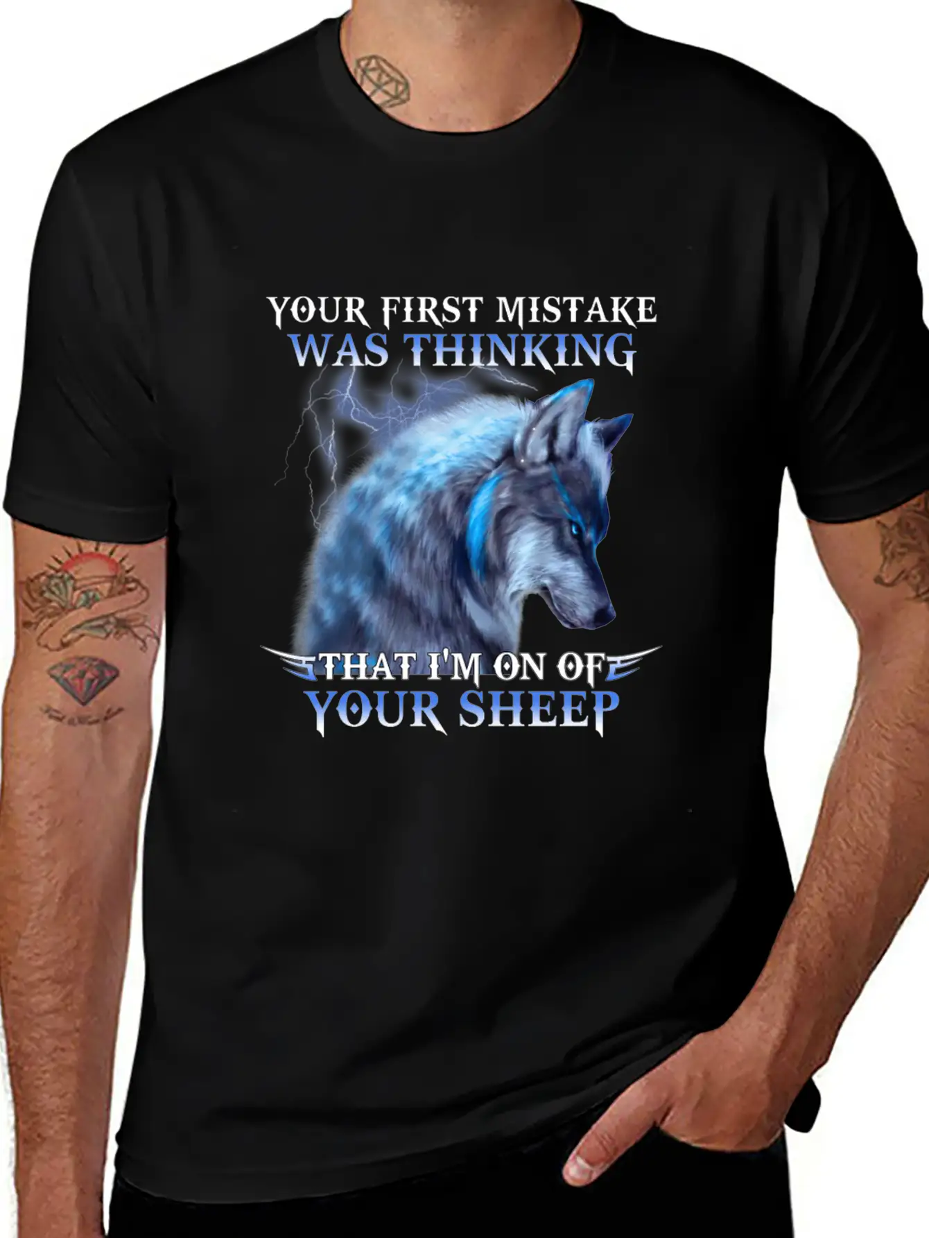 Wolf Your First Mistake Was Thinking I M One Breathable Soft Cotton T-Shirt – Timeless Casual Look