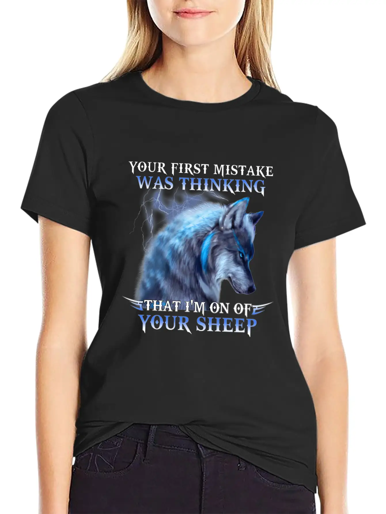 Wolf Your First Mistake Was Thinking I M One Breathable Soft Cotton T-Shirt – Timeless Casual Look