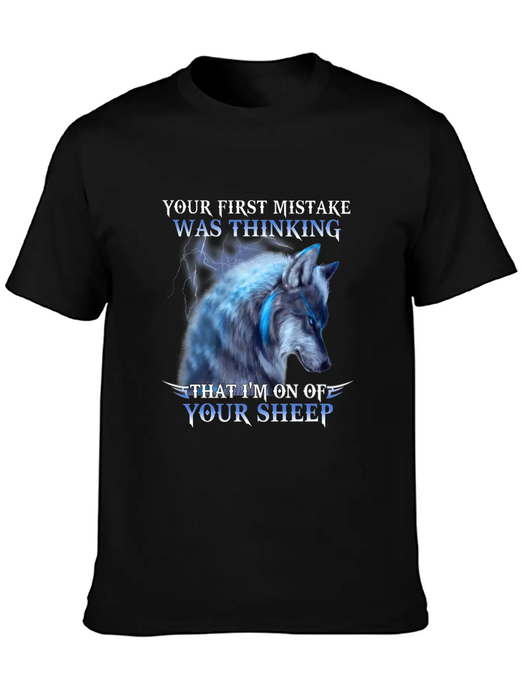 Wolf Your First Mistake Was Thinking I M One Breathable Soft Cotton T-Shirt – Timeless Casual Look