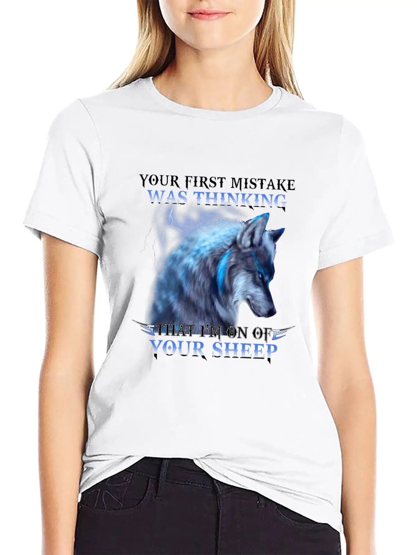 Wolf Your First Mistake Was Thinking I M One Breathable Soft Cotton T-Shirt – Timeless Casual Look