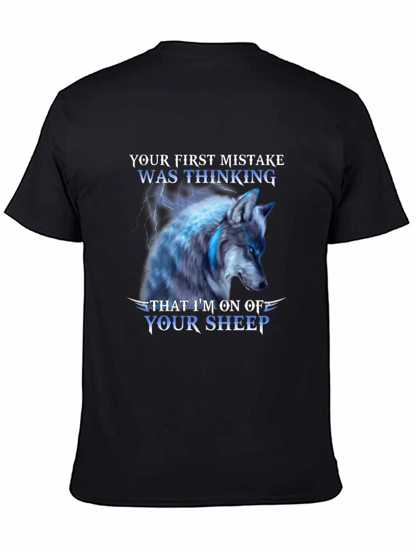 Wolf Your First Mistake Was Thinking I M One Breathable Soft Cotton T-Shirt – Timeless Casual Look