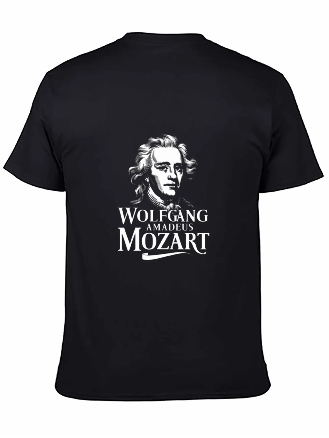 Wolfgang Amadeus Mozart Classical Music Composer Stylish Everyday T-Shirt – Unisex Basic Cotton Tee
