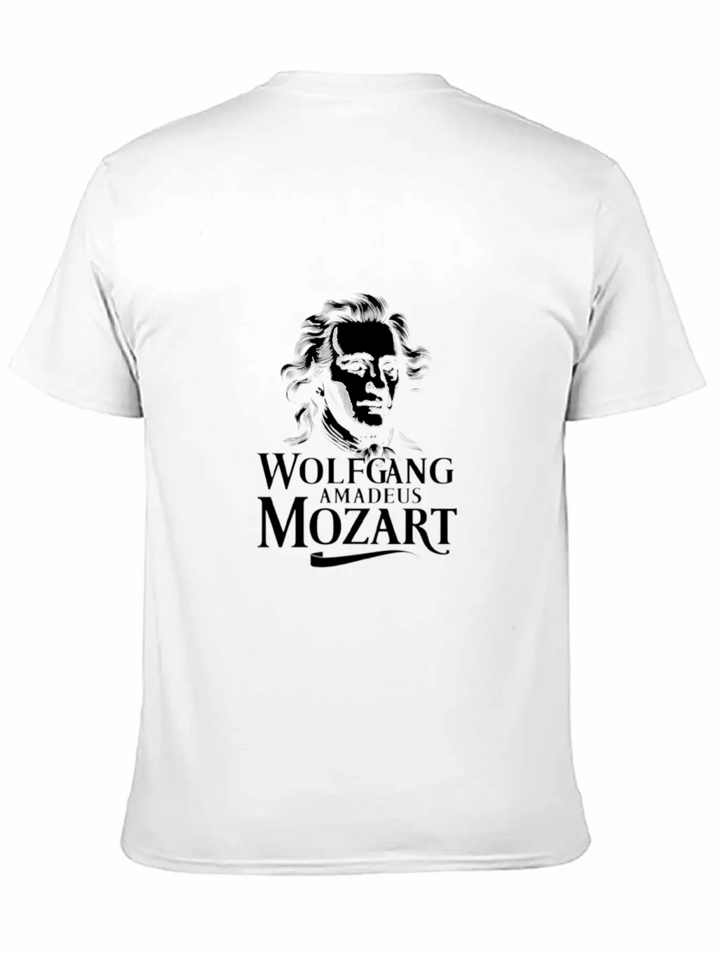 Wolfgang Amadeus Mozart Classical Music Composer Stylish Everyday T-Shirt – Unisex Basic Cotton Tee