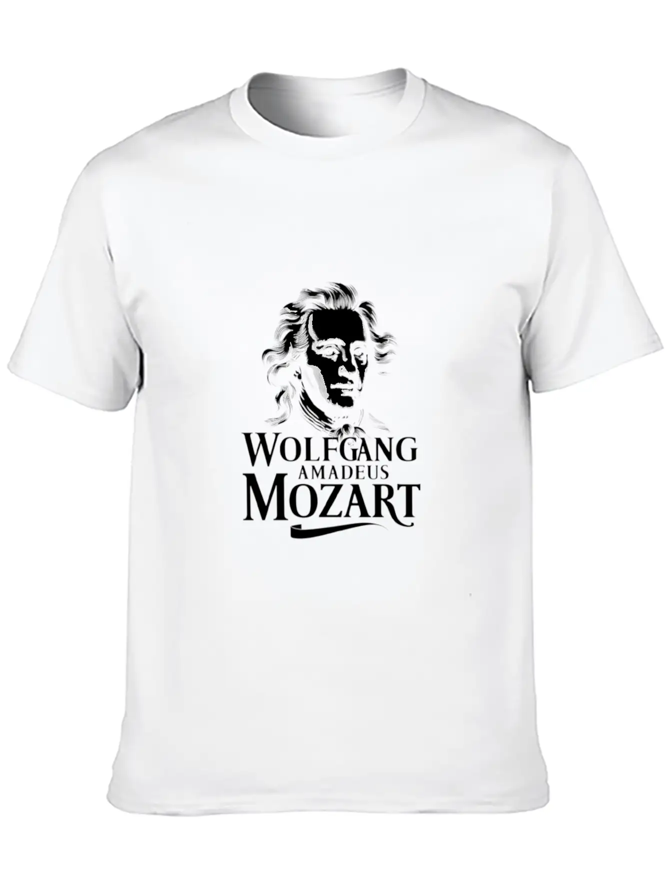 Wolfgang Amadeus Mozart Classical Music Composer Stylish Everyday T-Shirt – Unisex Basic Cotton Tee