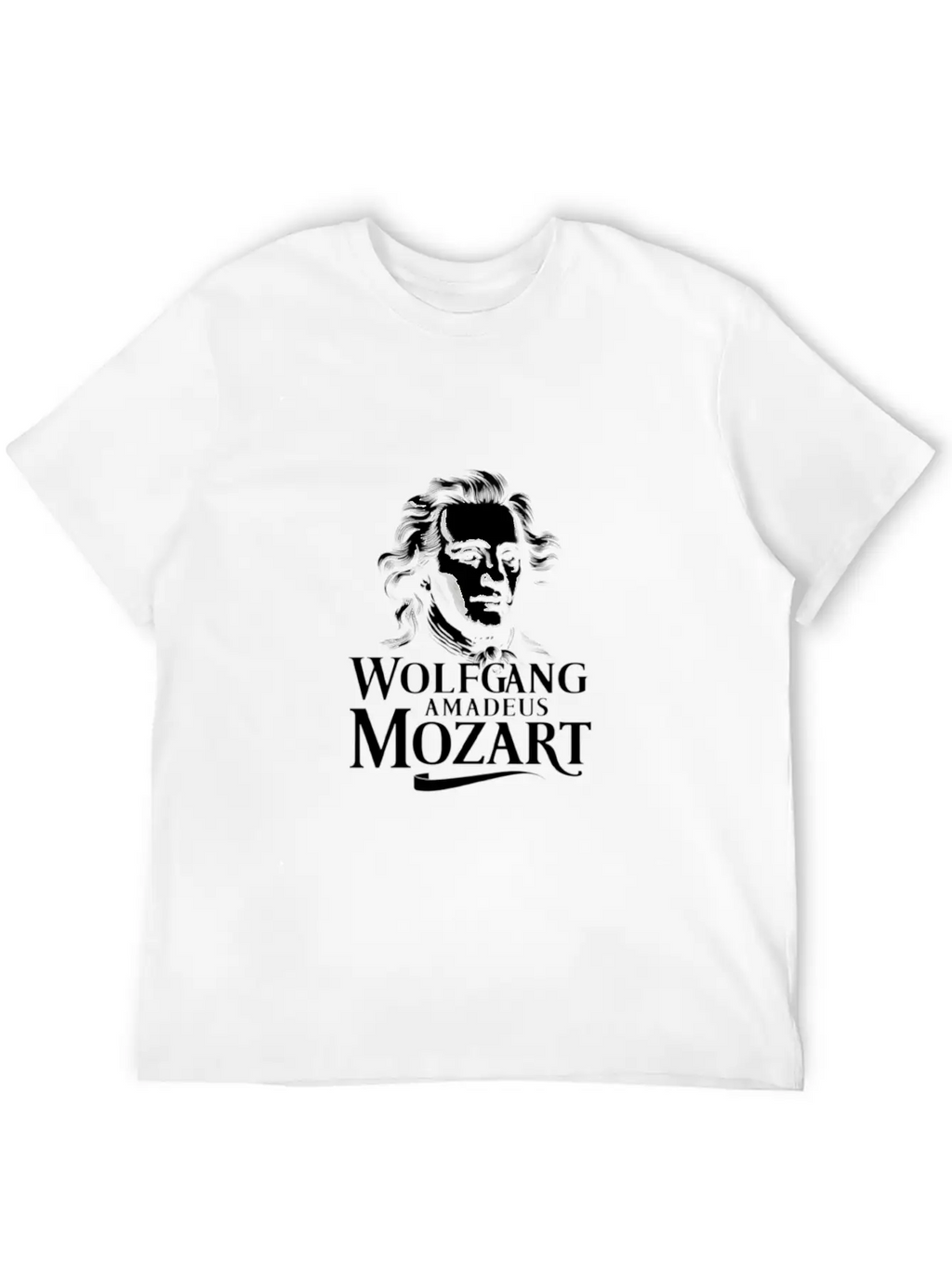 Wolfgang Amadeus Mozart Classical Music Composer Stylish Everyday T-Shirt – Unisex Basic Cotton Tee