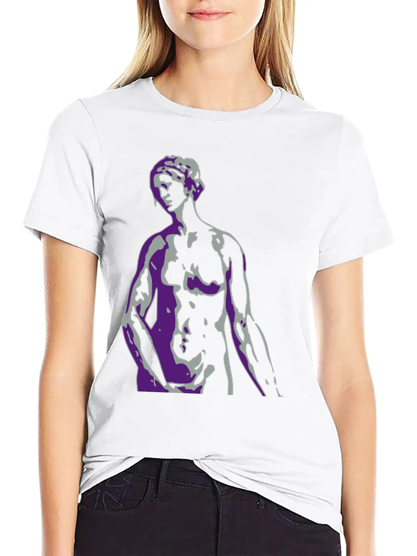 Woman Essential Cotton Tee For Daily Outfits – Unisex Style