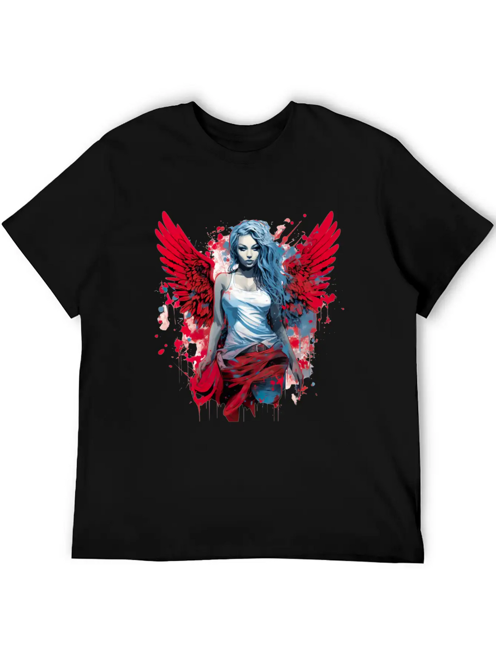Woman With Angel Wings Angel Esoteric Wings Classic Cotton Tee – Unisex Comfort For Any Season