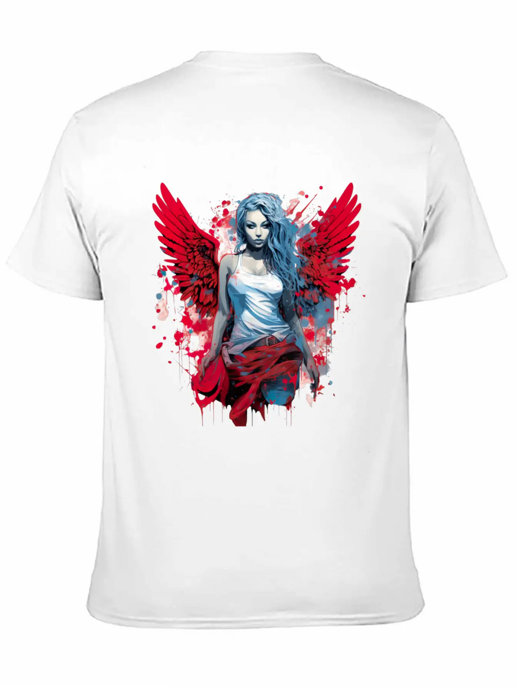 Woman With Angel Wings Angel Esoteric Wings Classic Cotton Tee – Unisex Comfort For Any Season