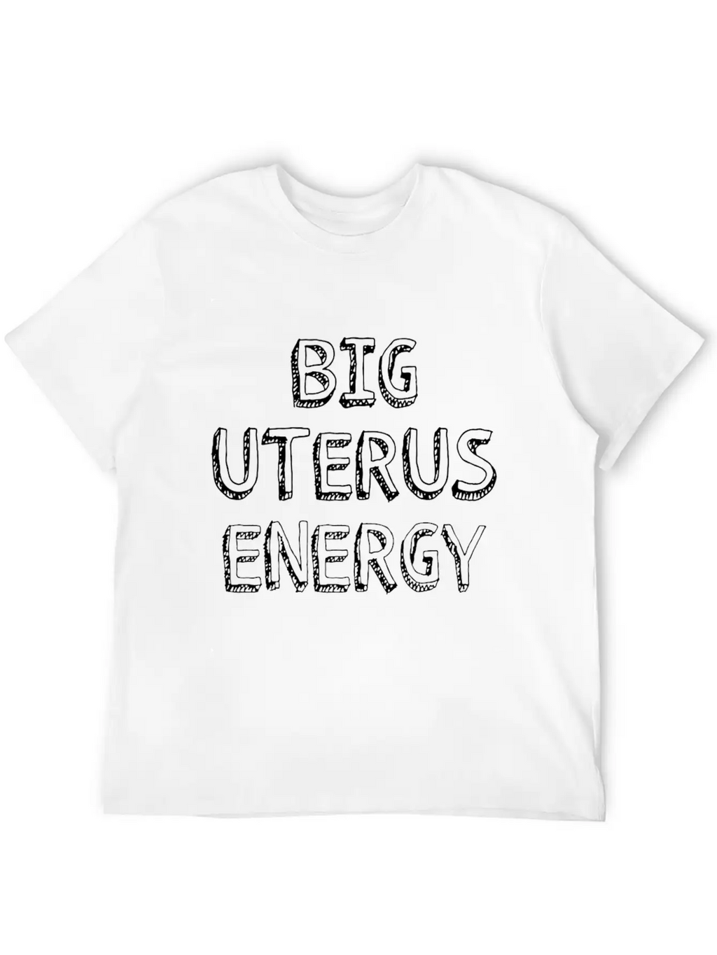 Women Big Energy Basic Graphic T-Shirt – Daily Comfort In Soft Cotton