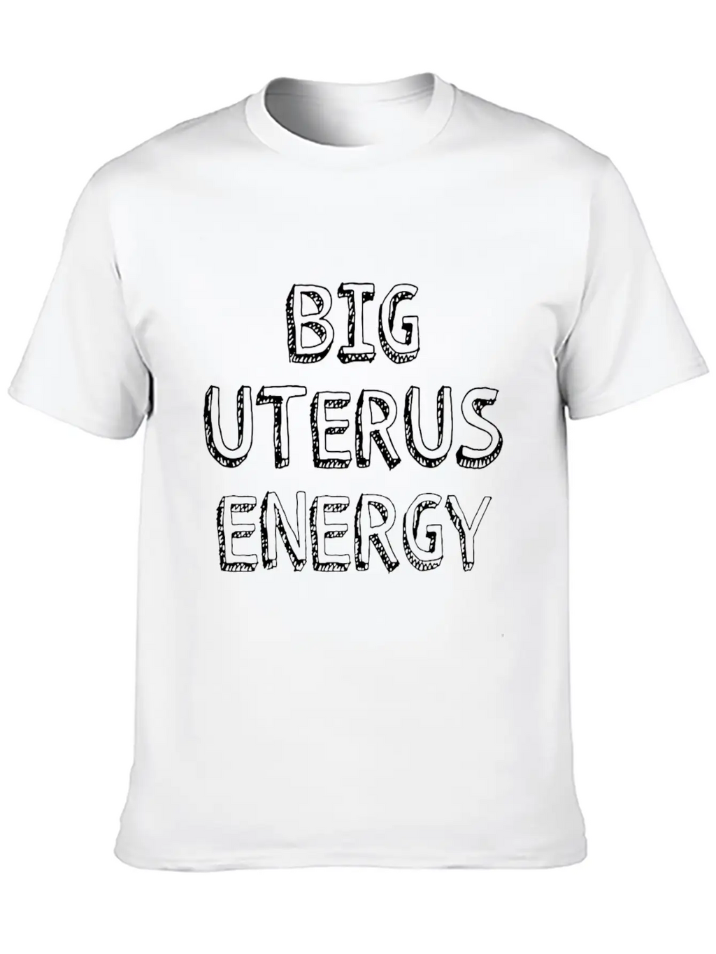 Women Big Energy Basic Graphic T-Shirt – Daily Comfort In Soft Cotton