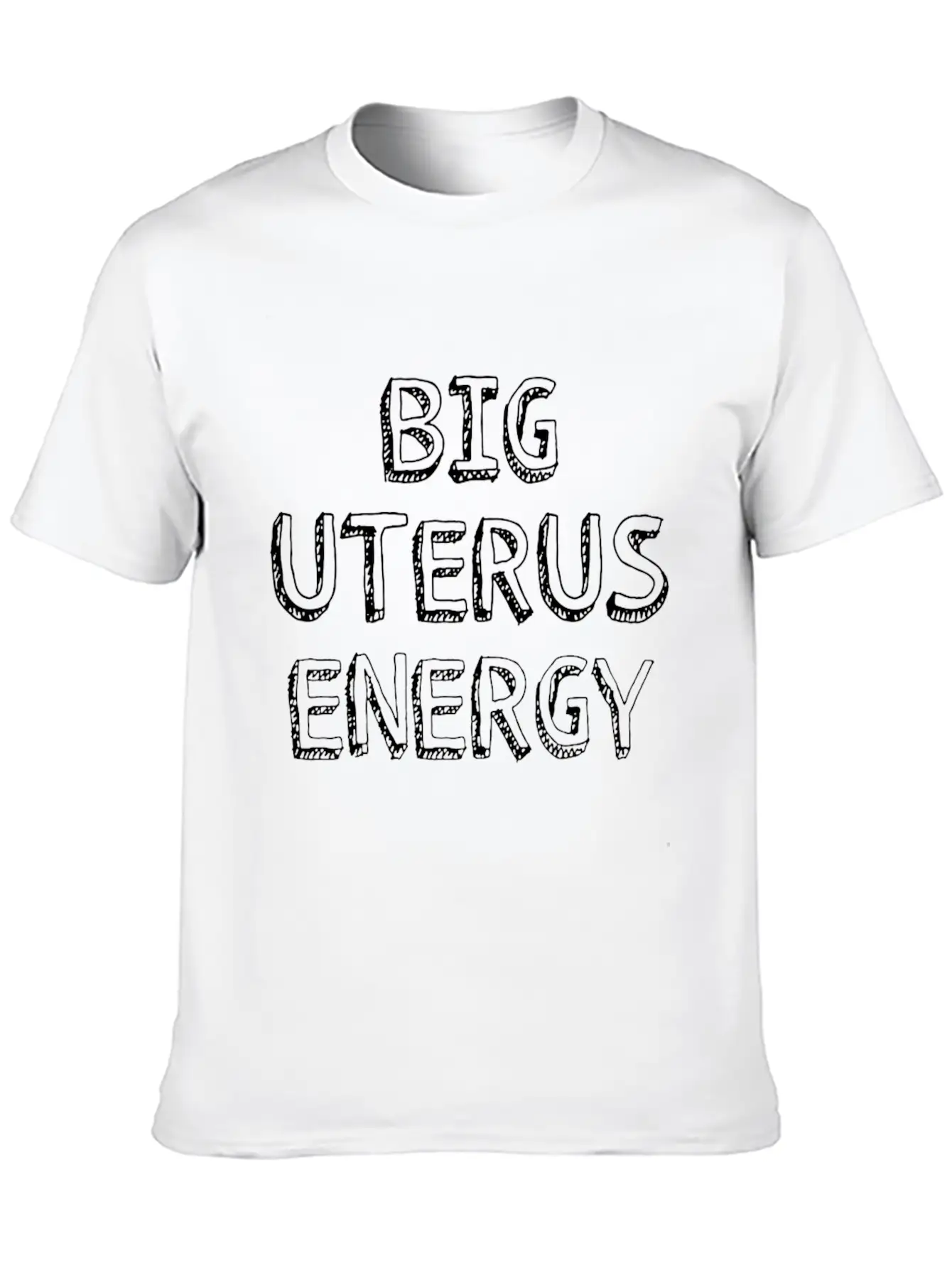 Women Big Energy Basic Graphic T-Shirt – Daily Comfort In Soft Cotton