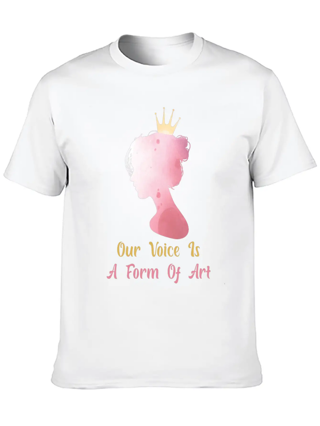 Women Empowerment - Our Voice Is A Form Of Art - Classic Cotton Tee – Unisex Comfort For Any Season