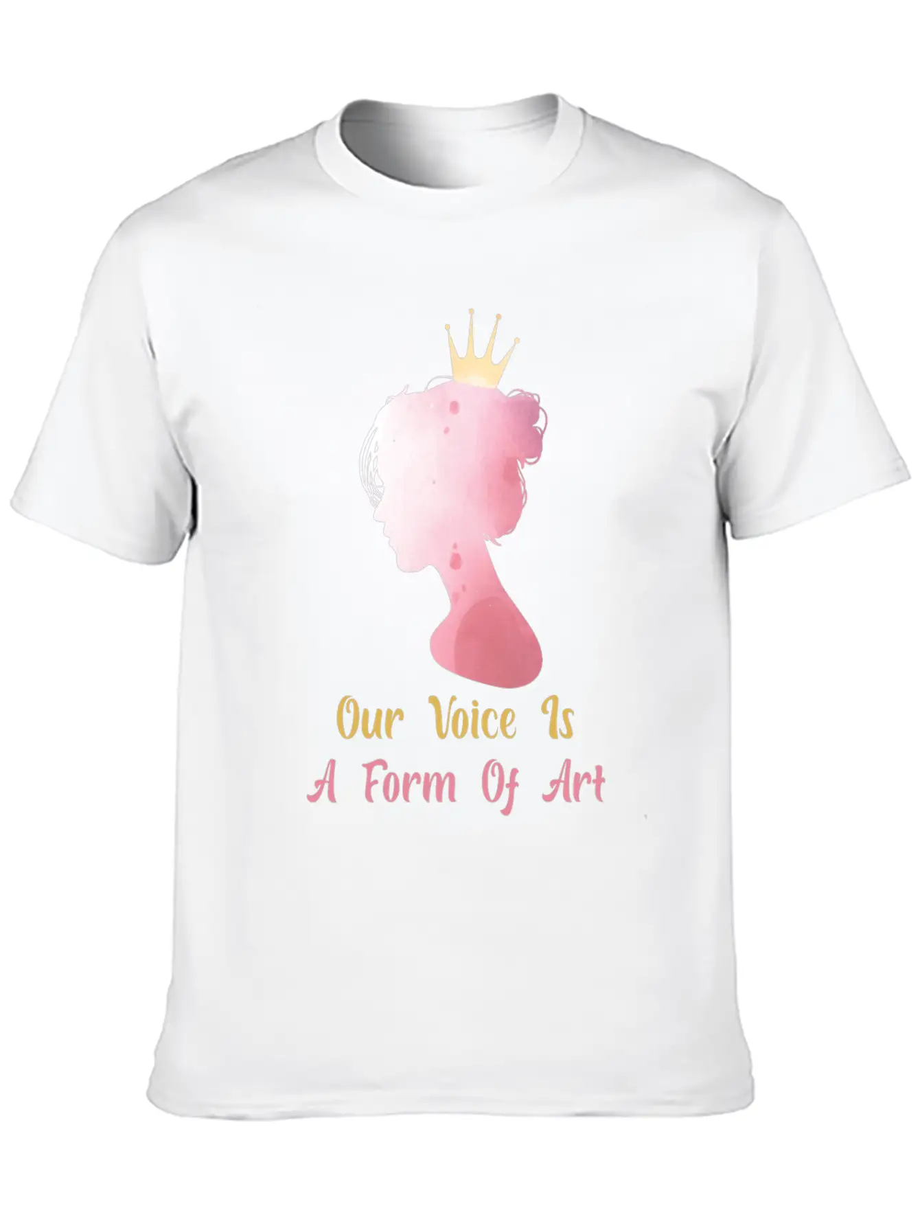 Women Empowerment - Our Voice Is A Form Of Art - Classic Cotton Tee – Unisex Comfort For Any Season