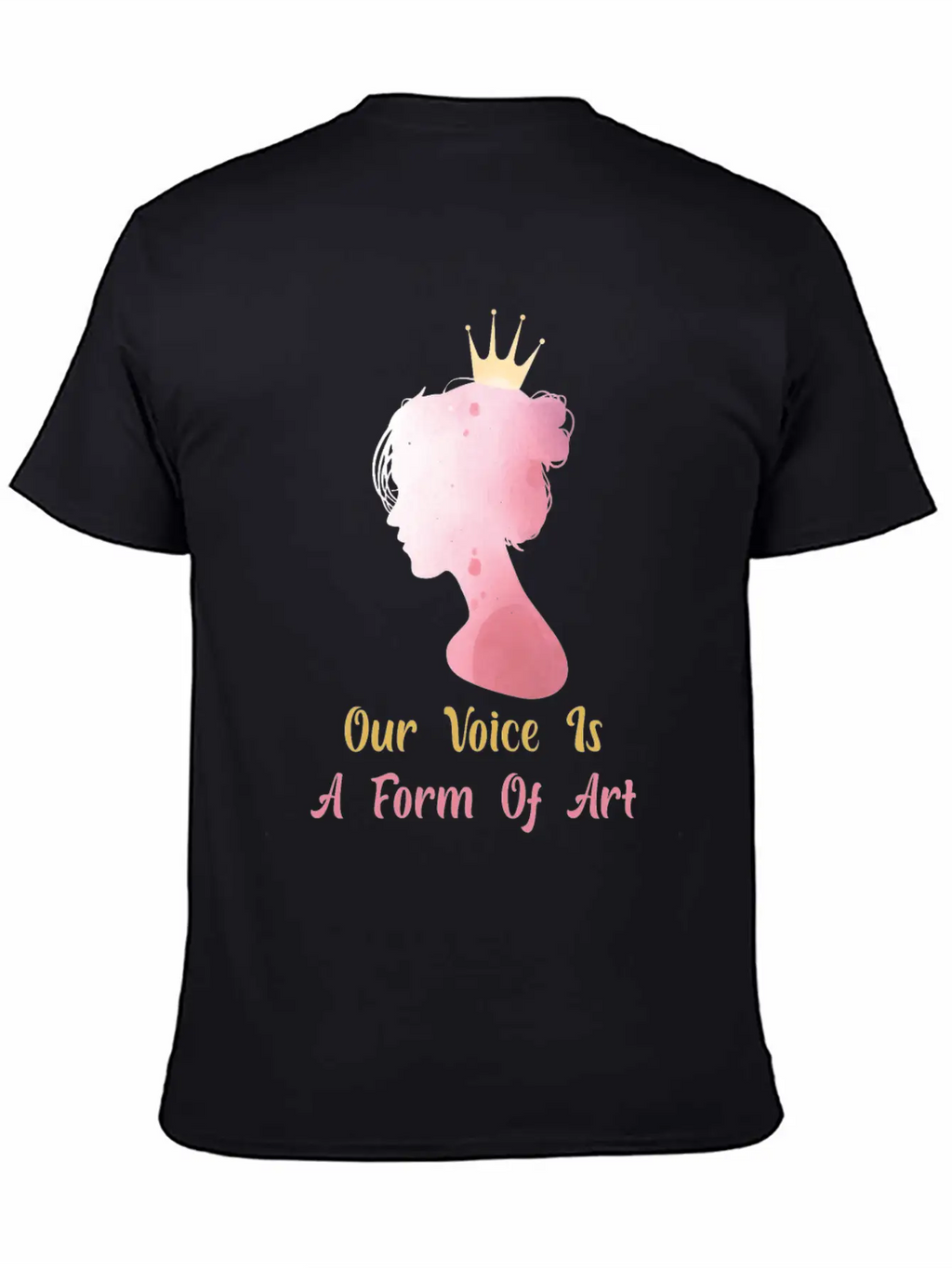 Women Empowerment - Our Voice Is A Form Of Art - Classic Cotton Tee – Unisex Comfort For Any Season