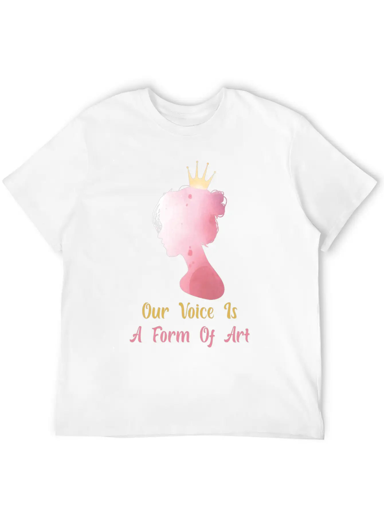 Women Empowerment - Our Voice Is A Form Of Art - Classic Cotton Tee – Unisex Comfort For Any Season
