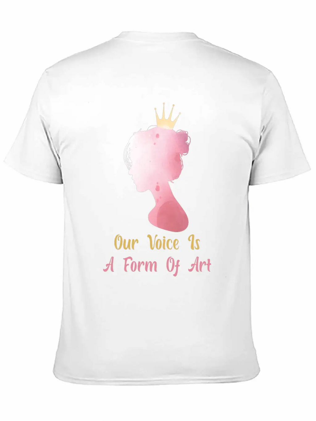 Women Empowerment - Our Voice Is A Form Of Art - Classic Cotton Tee – Unisex Comfort For Any Season