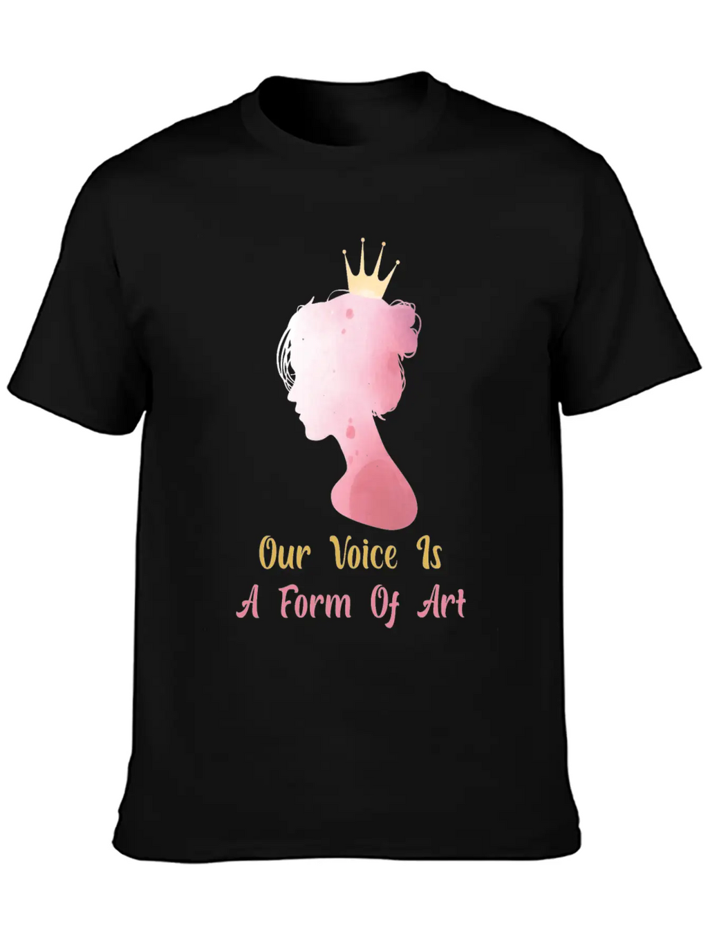 Women Empowerment - Our Voice Is A Form Of Art - Classic Cotton Tee – Unisex Comfort For Any Season