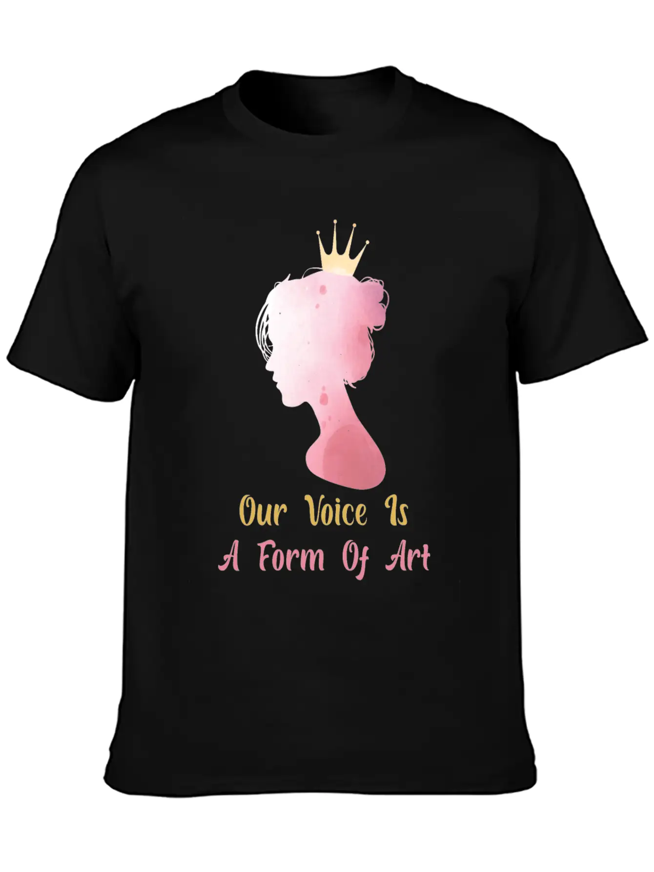 Women Empowerment - Our Voice Is A Form Of Art - Classic Cotton Tee – Unisex Comfort For Any Season