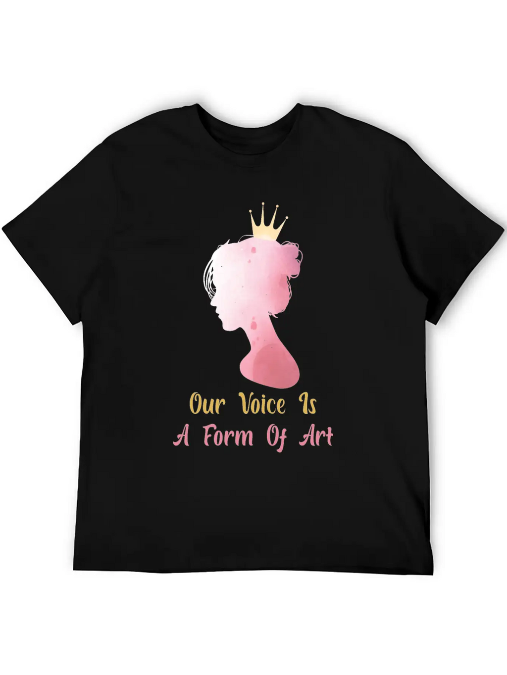 Women Empowerment - Our Voice Is A Form Of Art - Classic Cotton Tee – Unisex Comfort For Any Season