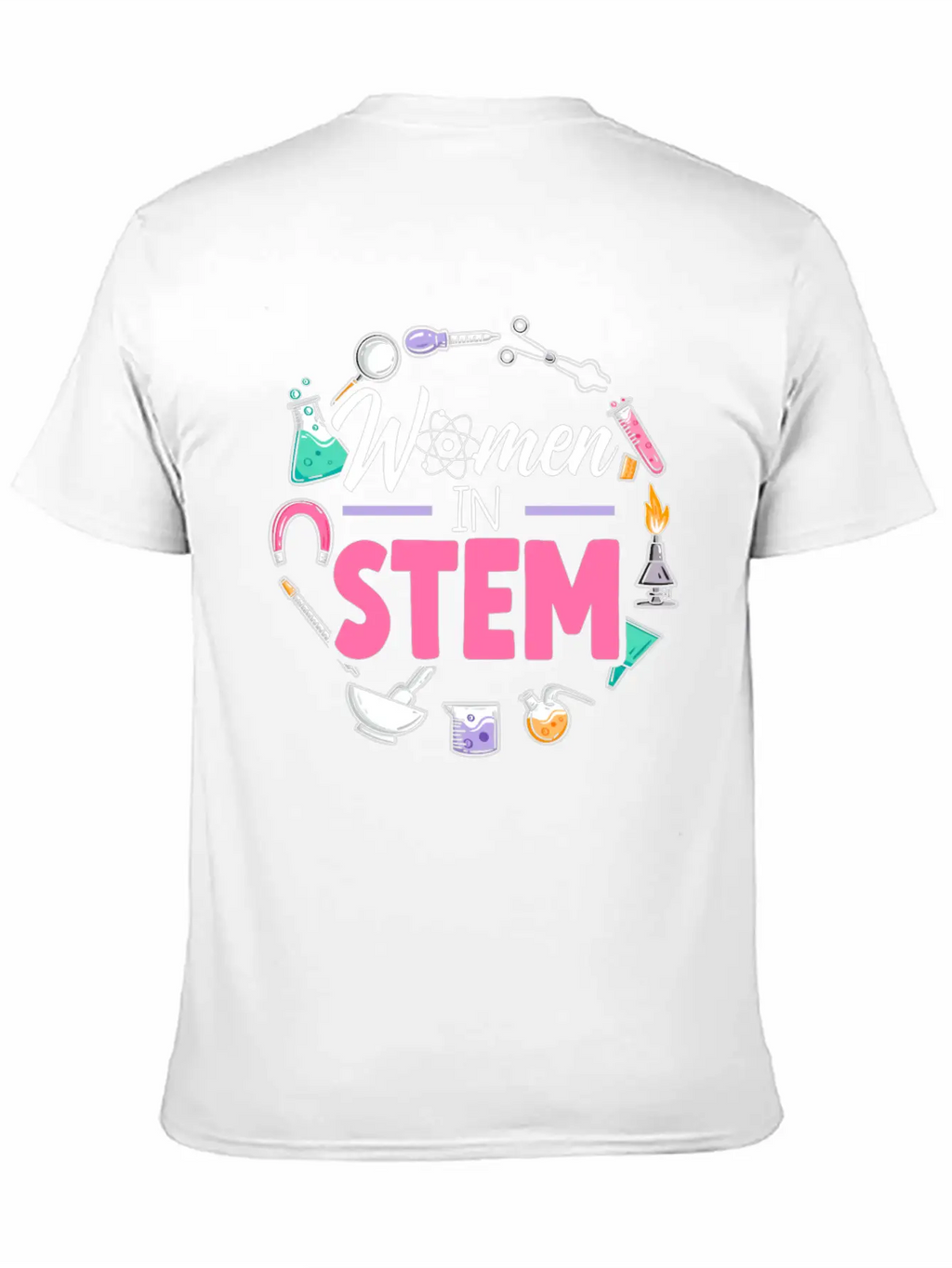 Women In STEM Steminist Engineering Science Stylish Everyday T-Shirt – Unisex Basic Cotton Tee