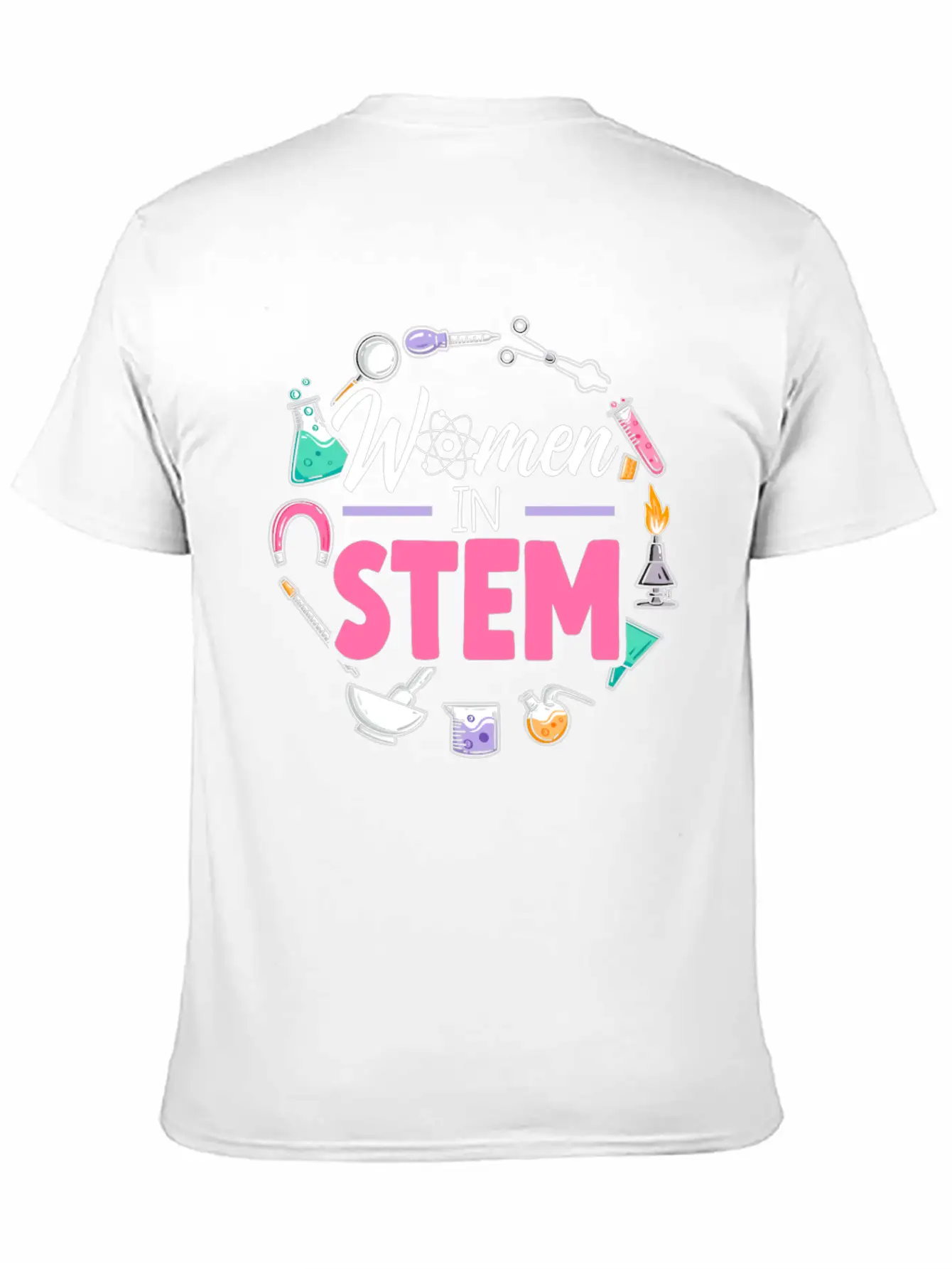 Women In STEM Steminist Engineering Science Stylish Everyday T-Shirt – Unisex Basic Cotton Tee
