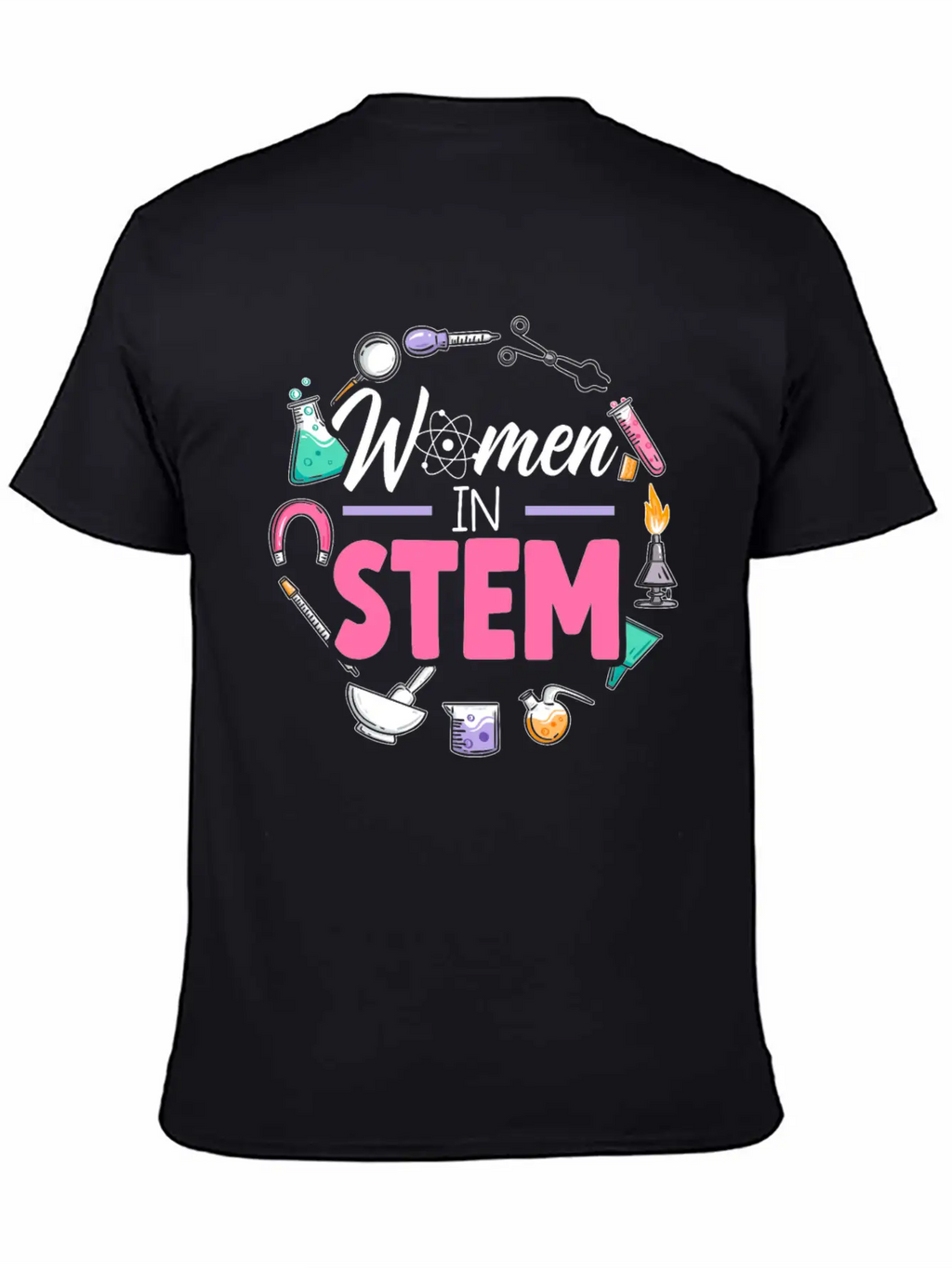 Women In STEM Steminist Engineering Science Stylish Everyday T-Shirt – Unisex Basic Cotton Tee