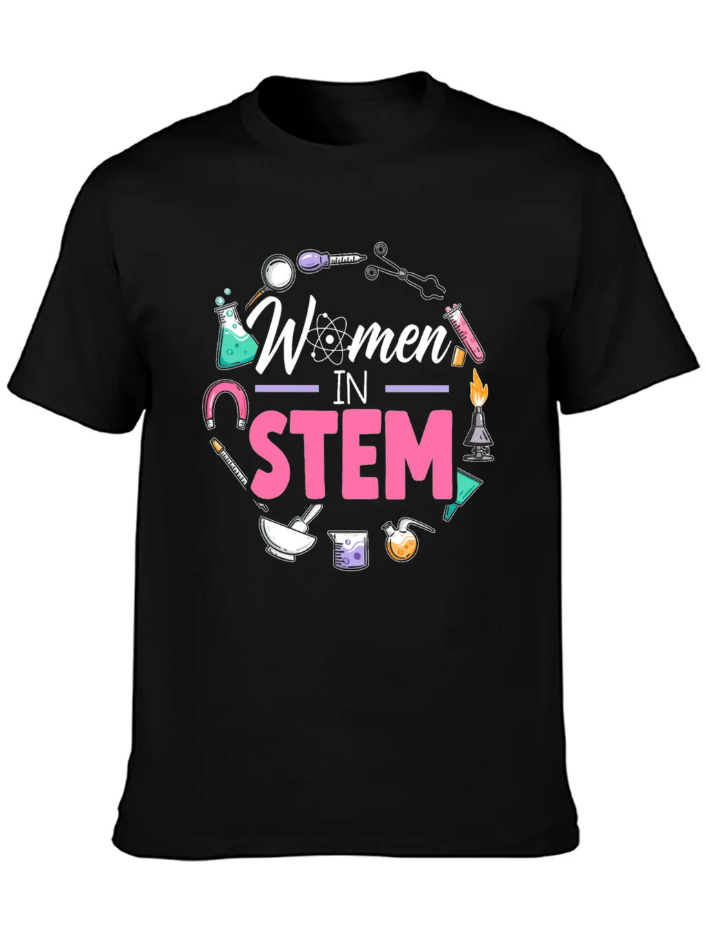 Women In STEM Steminist Engineering Science Stylish Everyday T-Shirt – Unisex Basic Cotton Tee