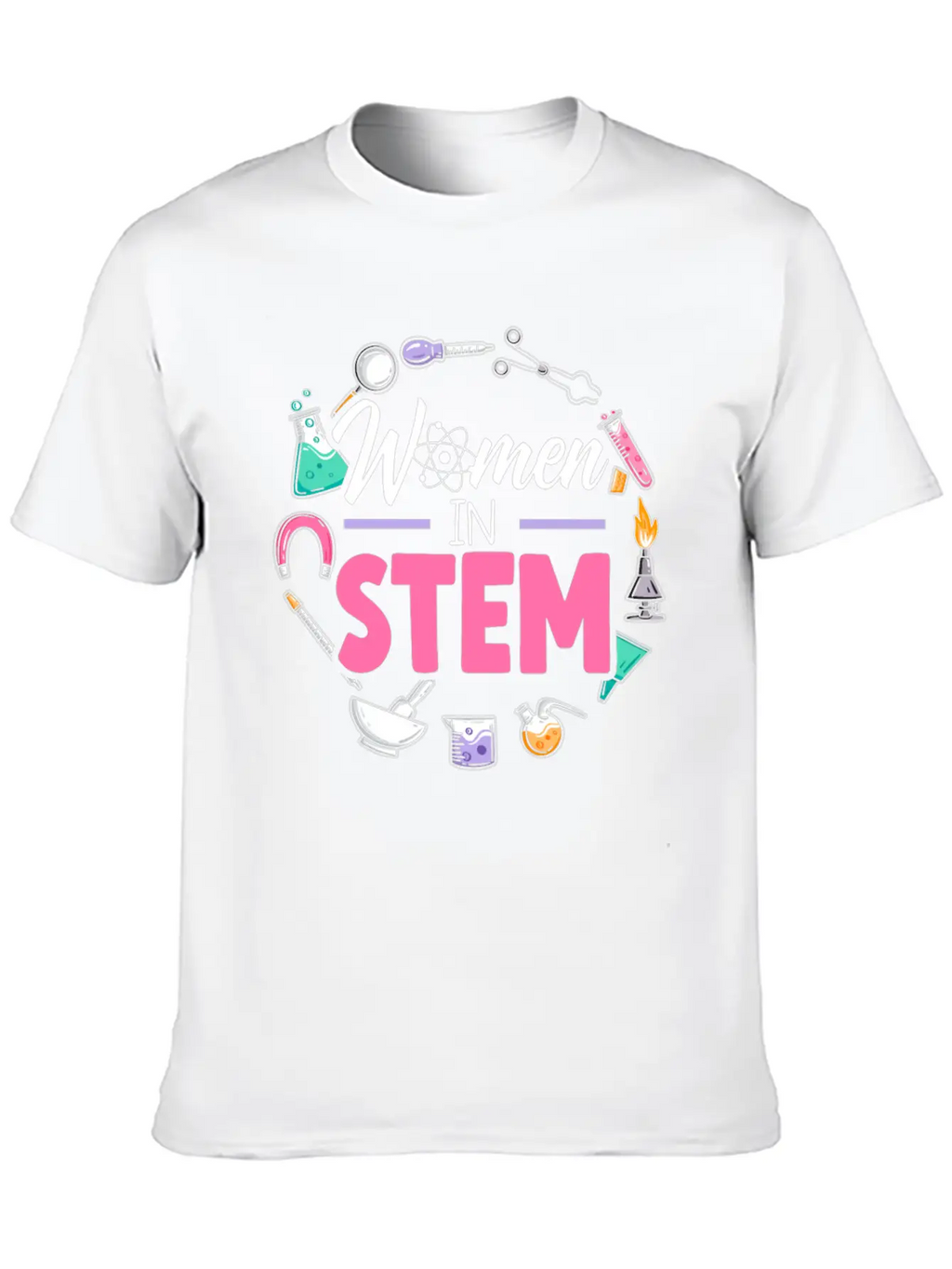 Women In STEM Steminist Engineering Science Stylish Everyday T-Shirt – Unisex Basic Cotton Tee