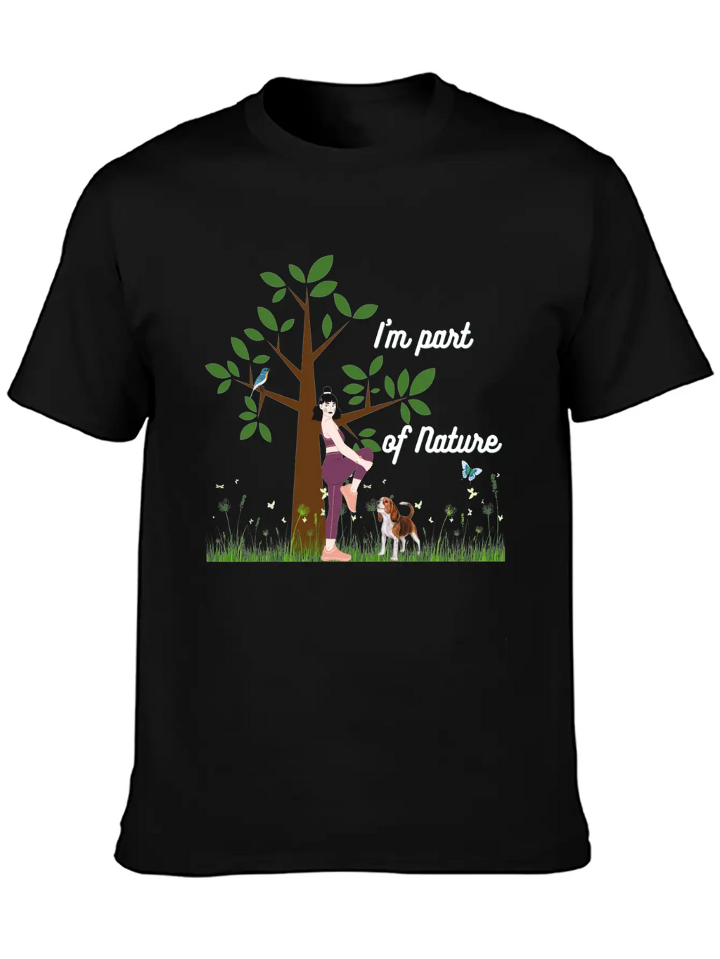 Women & Nature Design - White Essential Cotton Tee For Daily Outfits – Unisex Style