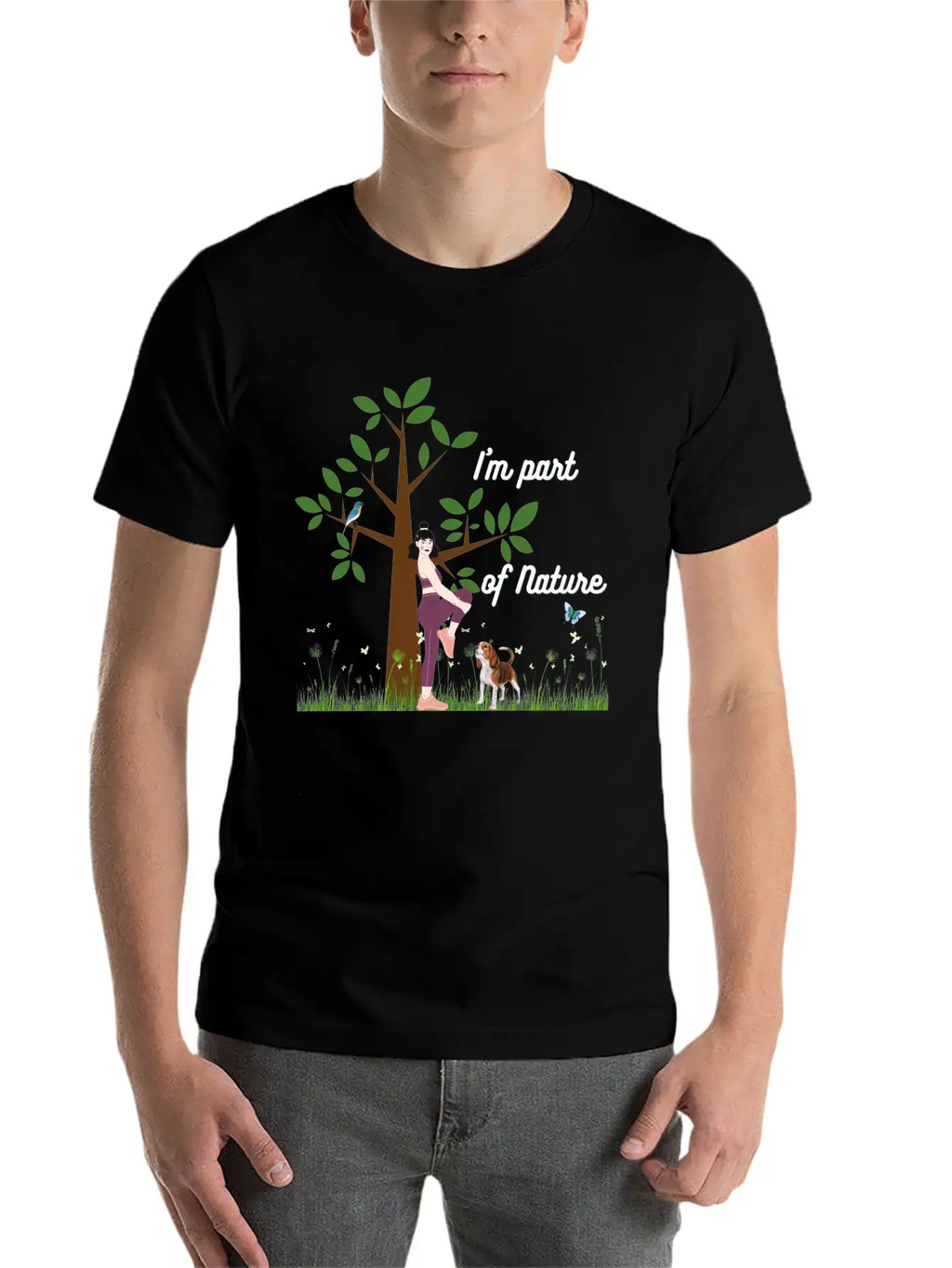 Women & Nature Design - White Essential Cotton Tee For Daily Outfits – Unisex Style