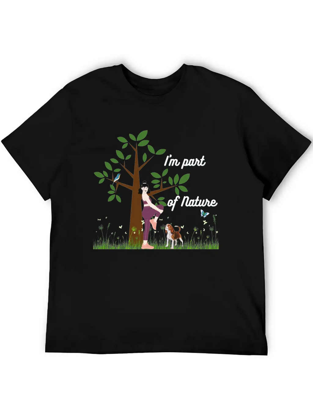 Women & Nature Design - White Essential Cotton Tee For Daily Outfits – Unisex Style