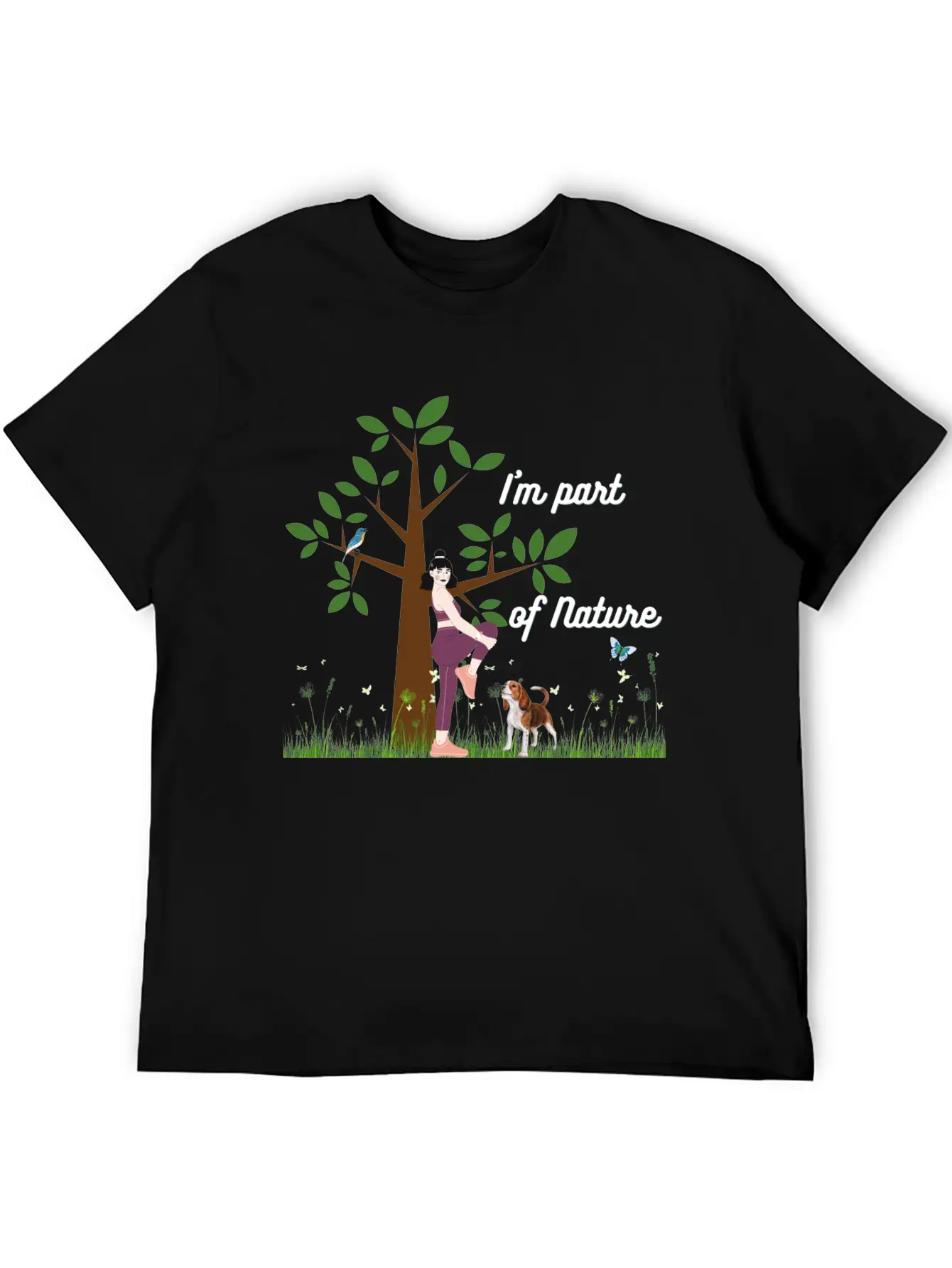 Women & Nature Design - White Essential Cotton Tee For Daily Outfits – Unisex Style